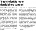 Uit het Dagblad van het Noorden van 2 maart 2006, over het 20 jarige bestaan van Scouting Vinchem