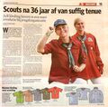 19 september 2009, over het nieuwe scoutfit