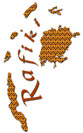Het logo van het rafiki-project