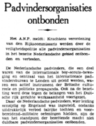ANP bericht van 9 april 1941